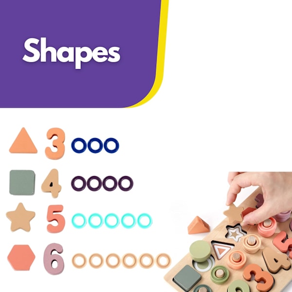 Montessori-lelut vauvoille: Numeroita, laskemista, matematiikkaa, pinoamista - hauskaa esikouluopiskelua pojille ja tytöille | 1-vuotiaan pojan lahja (Makronit)