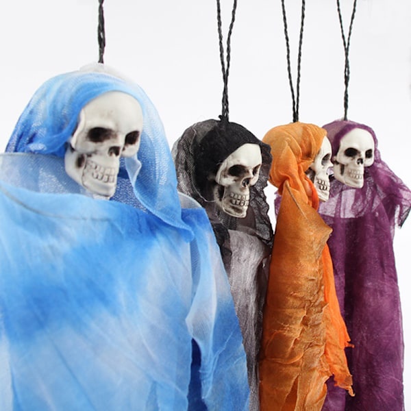Halloween Pieni Kallo Ripustettava Koriste Ripustettava Aave Rekvisiitta Halloween Lentävä Aave Halloween Koriste Pihalle Ulkotiloihin Orange