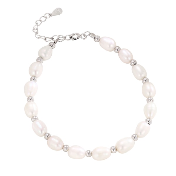 925 silver pearl bracelet for women, fine hand jewelry for women