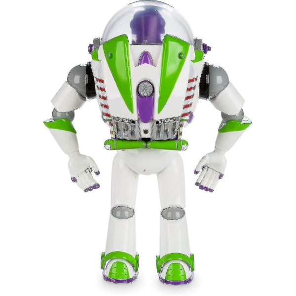 Buzz Lightyear interaktiv snakkende actionfigur fra Toy Story, 28 cm, inkluderer 10+ norske setninger, interagerer med andre figurer og