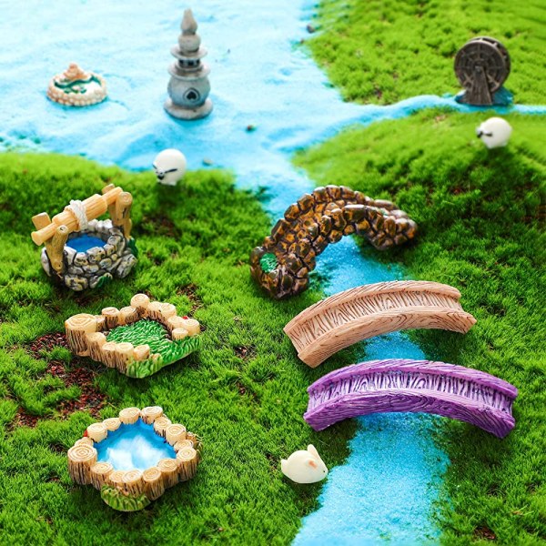 12 kpl Fairy Garden Accessories Miniature