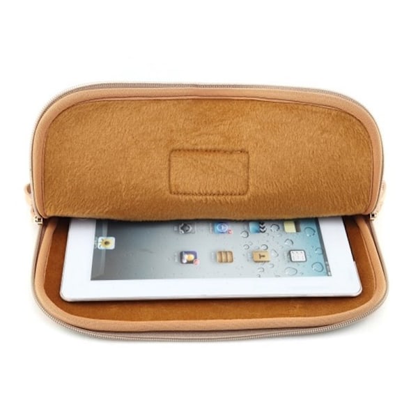 Canvas Fabric Fashionable Leopard Print Style 15.6 Inch Laptop Case Computer Protective Case Bag Cover