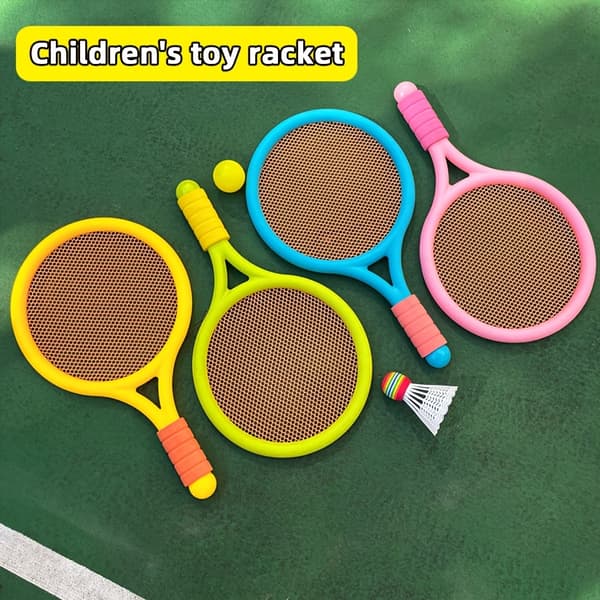 Pedagogisk tennisracket utendørs Red+green