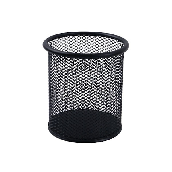 (Sort) 6-pak metal net penneholder til skrivebord