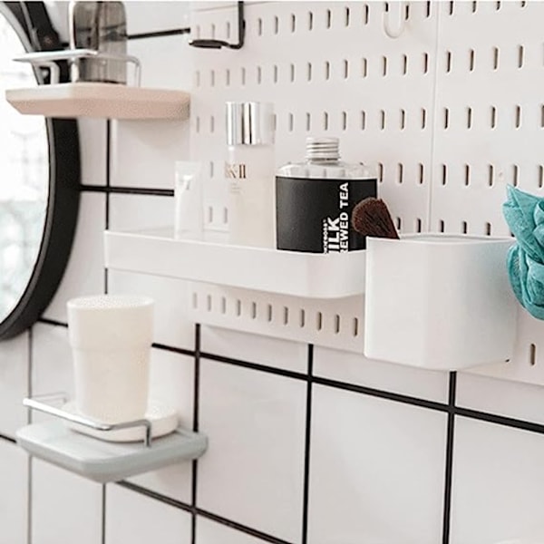 2 kpl Pegboard-alustat Seinä-pegboard-alustat Pegboard-tarvikkeet