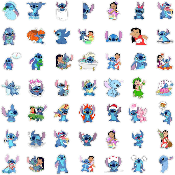100 stk. Stitch Laptop Bumper Stickers