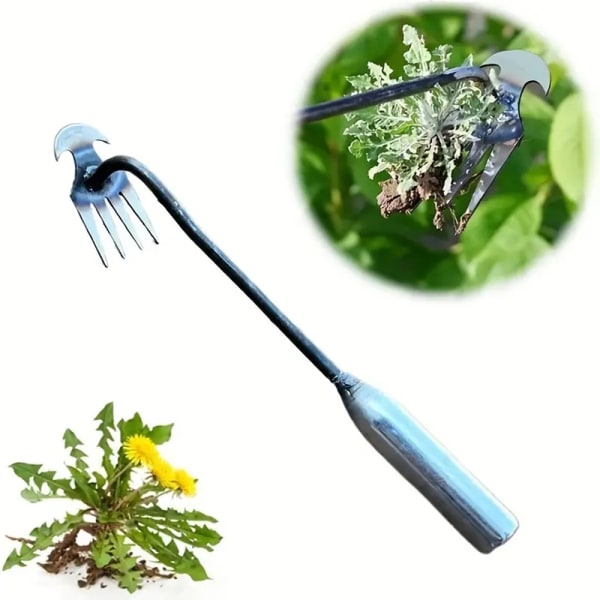 Multifunktionellt verktyg för manuell ogräsrensning Hushållsplanteringsmaterial för trädgården Svart Black Shorts