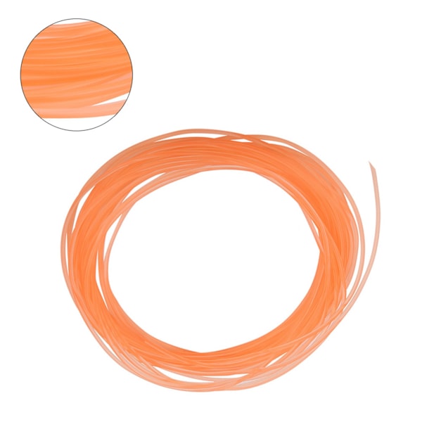 Orange Glat Overflade PU Polyurethan Rundrem Til Drivtransmission (4mm*10m)