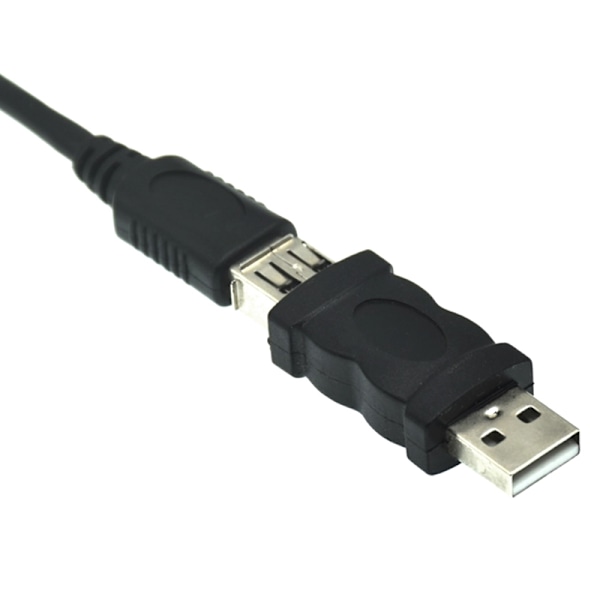 Firewire IEEE 1394 6-pinners hunn til USB 2.0 type A hann-adapter