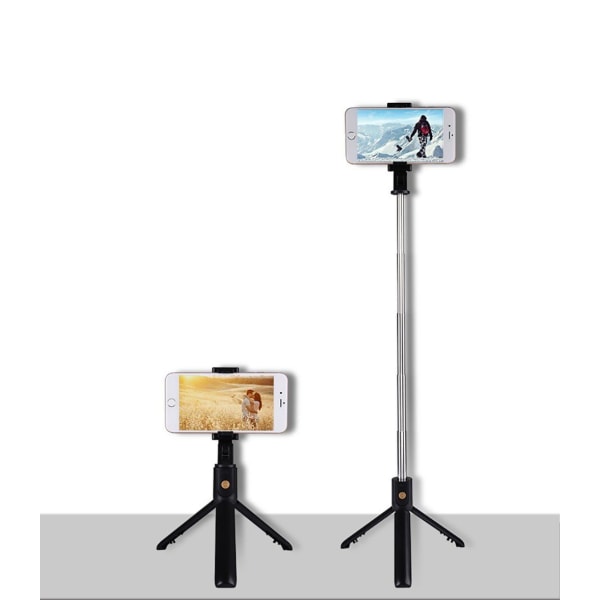 Bluetooth selfie stick bluetooth fjernbetjening stativ live udsendelse