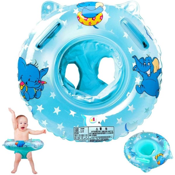Baby uimarengas säädettävä puhallettava puhallettava kelluva lasten uimarengas uintiharjoittelija lapsille 6 kk - 3 vuotta
