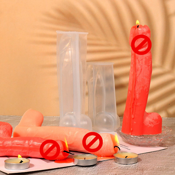 Silikonformer for støping av 3D-kroppslys