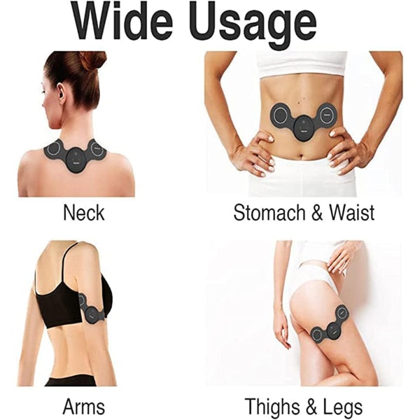 Mini Massage Patch Neck Massager för damer