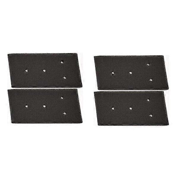 INF Tørretumbler Filter 4-pak - Whirlpool 481010716911 - Sort - Effektiv fjernelse af fnug, nem installation