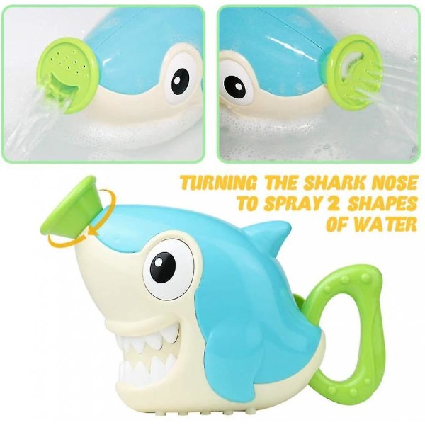 Badkar Leksak Bath Shark Toy Sprinkler Roligt Barn Badspel