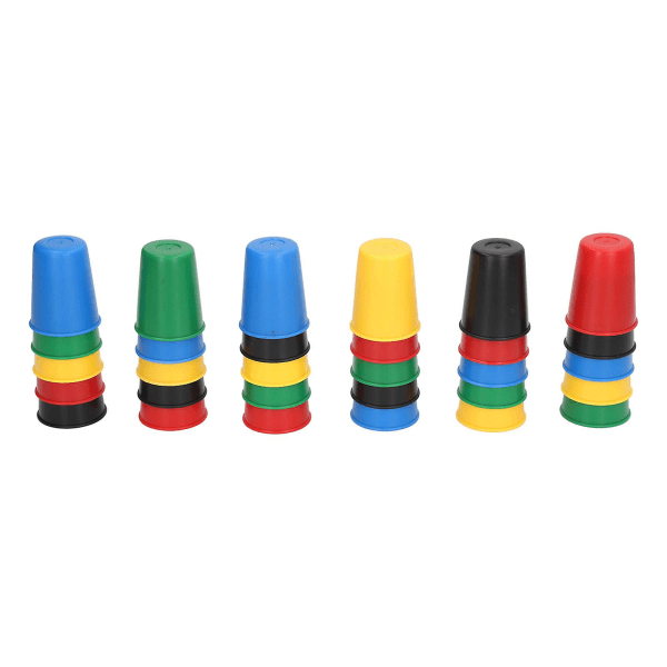 Stacking Cups Kortspil Legetøj Tidlig Uddannelsestræning Farverig Interaktiv Stacking Cups Legetøj til baby
