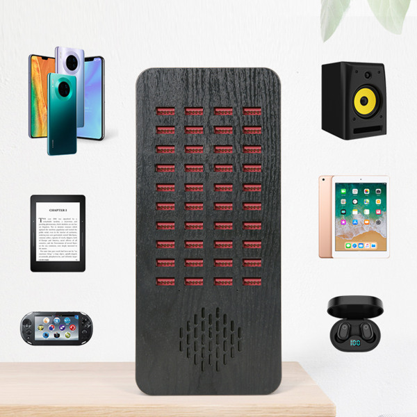 40-portars USB-laddningsstation med intelligent skydd 200W USB-telefonladdare för hotell, skola, köpcentra null - EU 0.94
