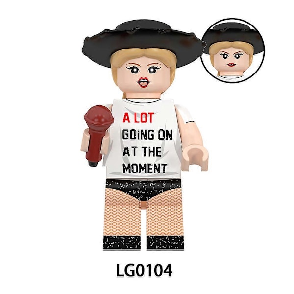 Taylor Swift Actionfigur Byggklossar Montering Minifigurer Mini Figurer Leksak Swiftie Presenter
