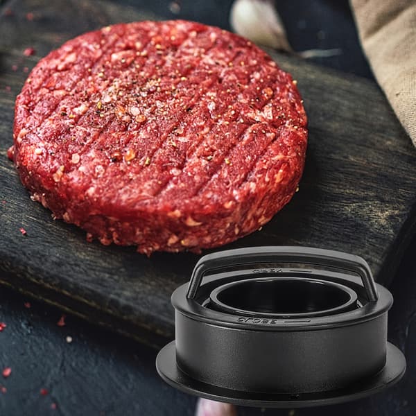 Non-Stick 3-i-1 Burger Press Formset för Kött & Grönsaksbiffar, Livsmedelssäker