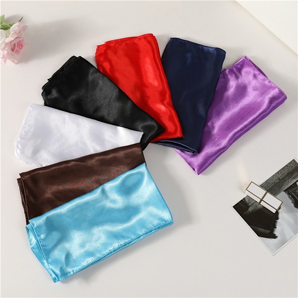 14 Square Neck Square Neck Scarves Plain Women's Scarves Mixed Head