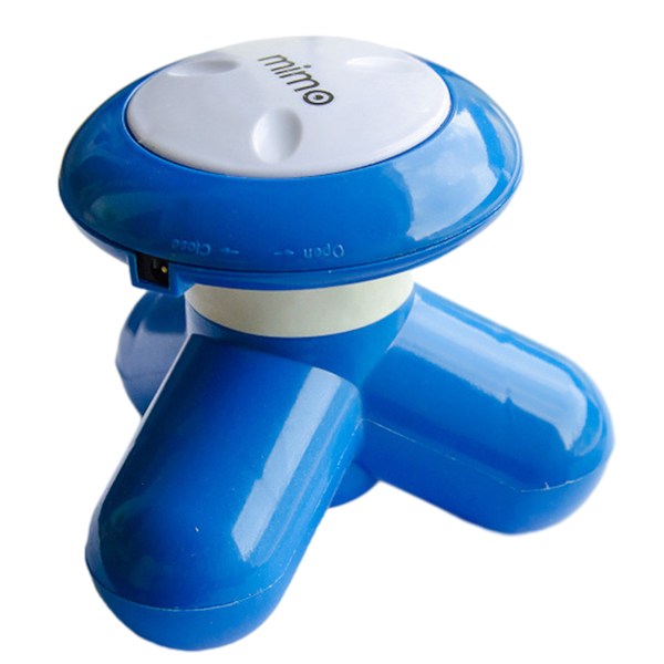 Mini Handheld Massage Device Portable Full Body Vibrating Massager for Relaxation Blue