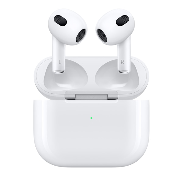 AirPods (3rd generation) TWS bluetooth headphones with Lightning case, wireless charging supported.