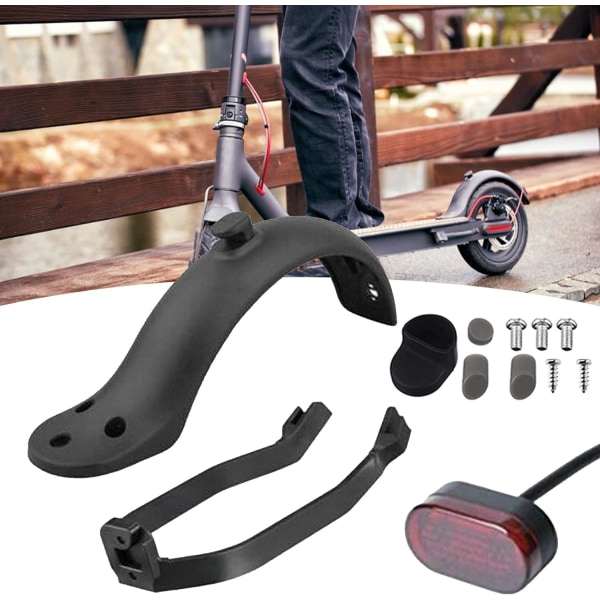 Bakre skärmskydd för Xiaomi 1S/M365 elscooter - Svart