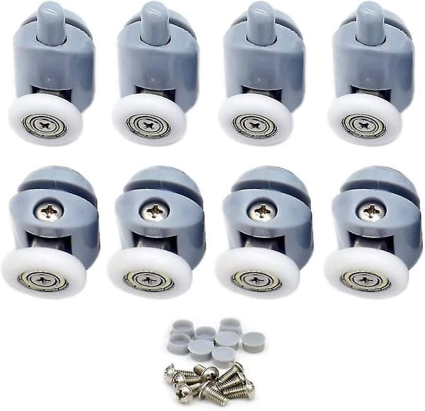 Duschdörrrullar 8 stycken Duschdörrrullar Skjutdörrrullar Duschdörrrullar Duschdörrrullar För Badrum Duschdörr 23mm--