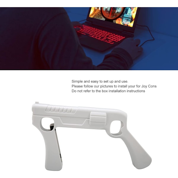 Pistolkontroll for N Switch, Skytespill Pistolkontrollhåndtak for Switch Jaktspill