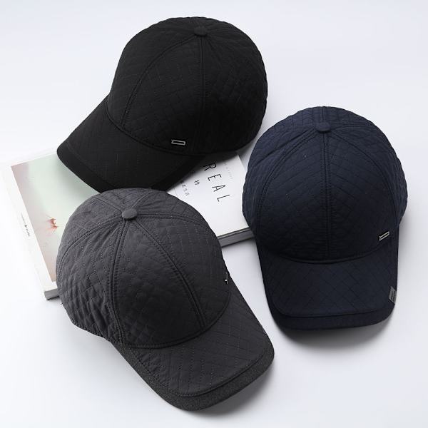 PCS Mellem-aldrende kasket med vindtætte øreflapper SORT&GRÅ - Perfekt black&grey