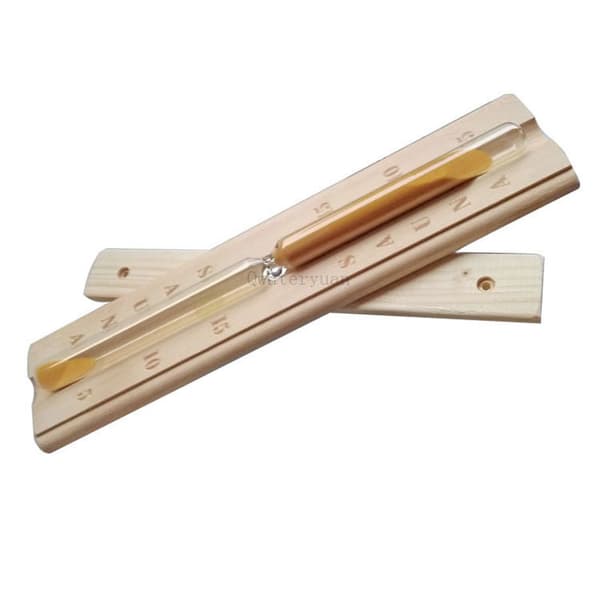 Sauna Hourglass - Classic Wall-Mounted Sand Timer for Saunas