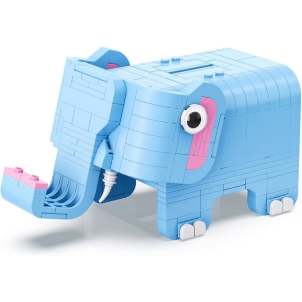 3D Mini byggeklosser sett, 291 deler mini elefant byggeklosser, 3D morsomt funksjonelt byggeleketøy for voksne, festgaver for barn (8+)