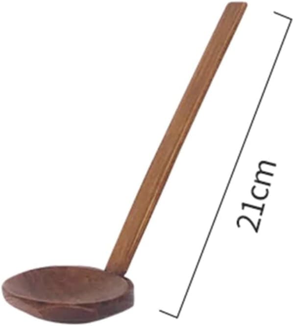 2-pack Japanese Soup Spoons, Long Handle Ramen Spoons