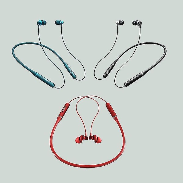 Lenovo Xe05 urheilun Bluetooth-kuulokkeet puhelimella ja mikrofonilla (väri: vihreä)