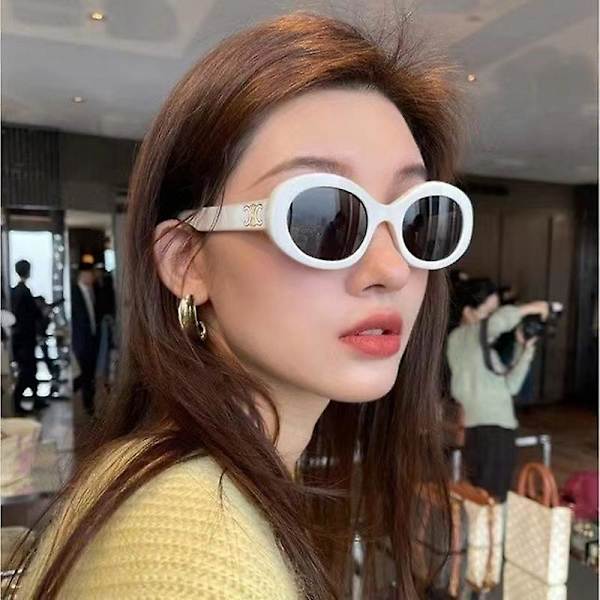 Nye Arc de Triomphe Fashionable Oval Frames Solbriller Trendy Retro Solbriller GIft Linzero