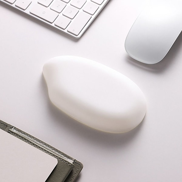 Handledsstöd Musmatta Tangentbordsmatta MUSMATTA-VIT MUS Mouse Pad-White Mouse Pad-White