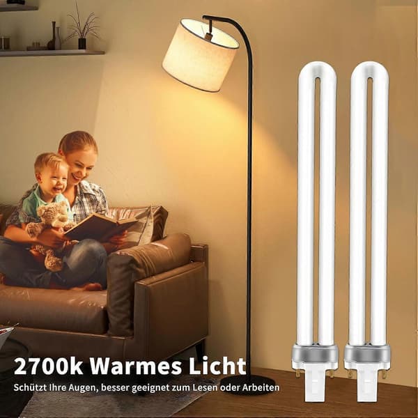 G23 2-Pin 11W CFL, Varm Hvid 2700K, 890LM, 2-pak{AZC}