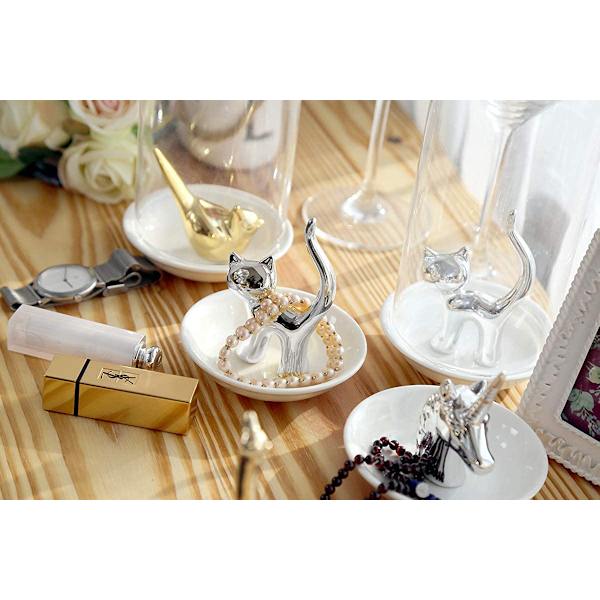Ringholder, ringfat, smykkesholder, ringer, armbånd, øredobber, pyntegjenstandsbrett for kvinner og jenter, bursdagsgave