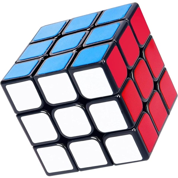Profesjonell Speed ​​Cube 3x3x3, holdbare glatte puslespill bærbare for voksne (standard)