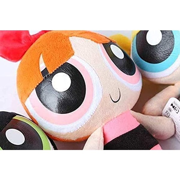 Pehmolelu 4 kpl 20 cm Powerpuff Girls -pehmonukke täytetyt lelut