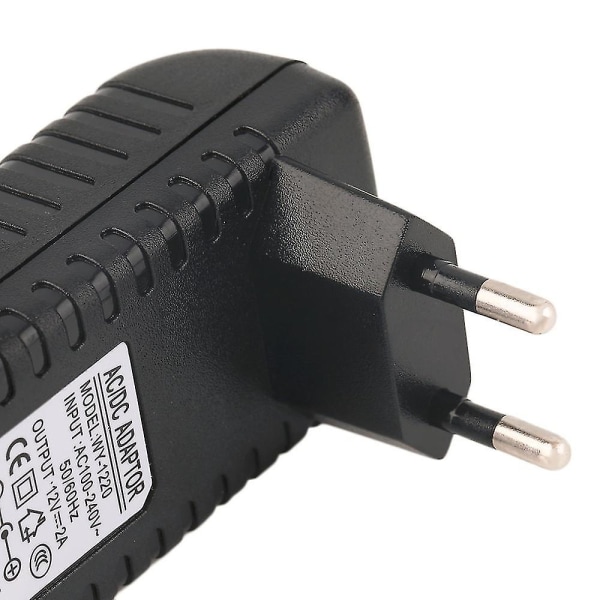 Dc 12v 2a Ac Adapter Strömförsörjning Transformator För 5050 5630 3528 Led