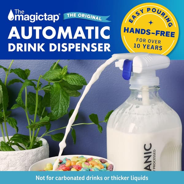 Automatisk drikkedispenser - 1-pakning, Hvit