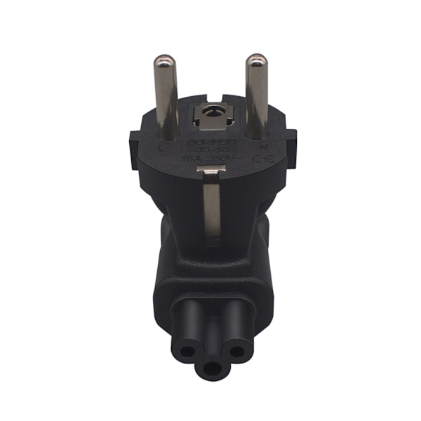 EU IEC320 C5 -virtajohto, EU-uros IEC320 C5 -naaras AC-liitin, EU(4,8 mm) 2-nastainen PDU/UPS-muuntoliitin, 10A 250V
