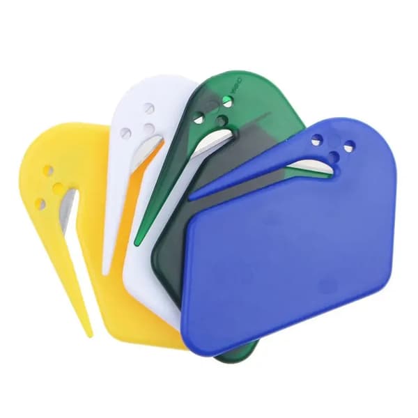Bærbar Mini Visitkort- og Brevåbner Logo Cutter Rustfrit Stål Kuvert Mail Slitter