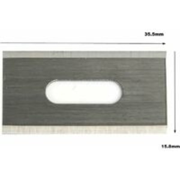 30-pak gressblader for Husqvarna med doble skarpe blader i rustfritt stål 36.518.50.65 mm,