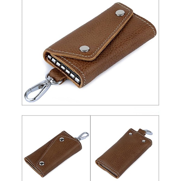 Cowhide Multi-function Key Bag