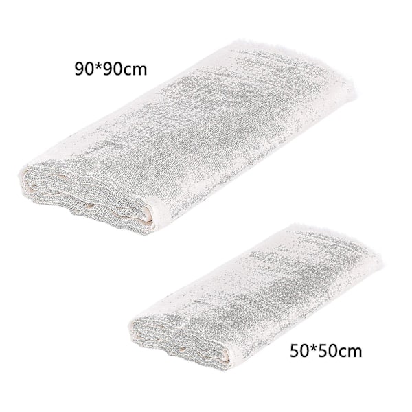 Bestselger 5-pakning Osteklede, Gjenbrukbar, Ubleket Ferdigkuttet Osteklede MuslinkledeBY 90*90cm