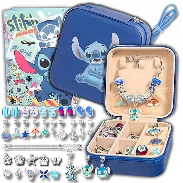 DIY-koru rannekorusetti Lilo & Stitch -koruilla