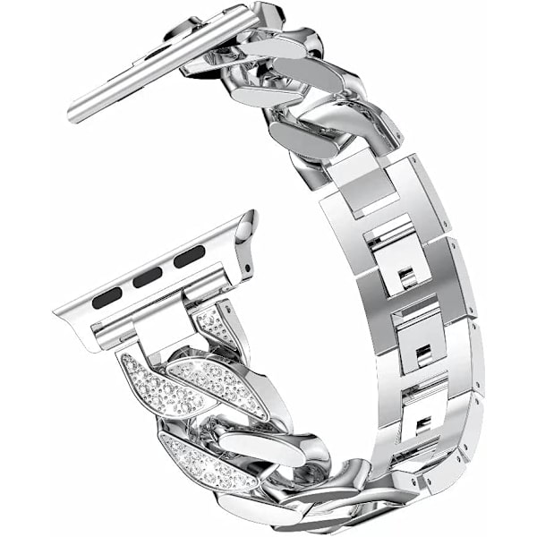 Kompatibelt Apple Watch-armband 38/40/41mm Silver