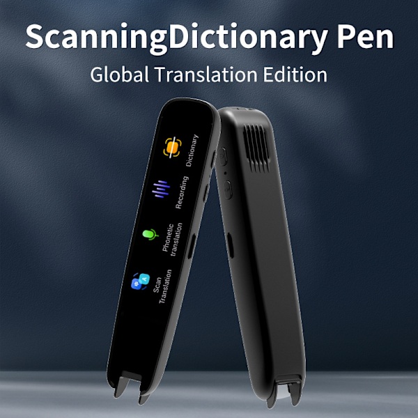 112 Sprog Oversættelse Scanning Læse Pen, Opgraderet Oversættelse Scanning Pen, Mobil Scanner Oversætter, Læse Pen, Digital